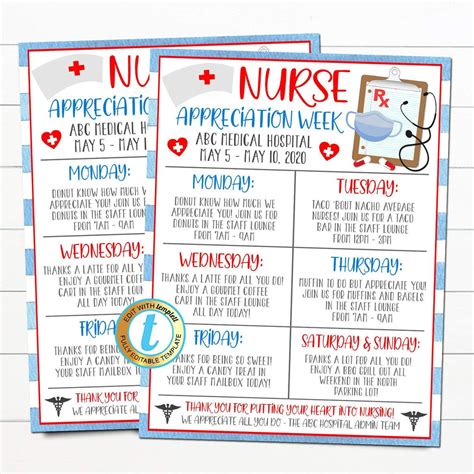 The Best Ideas for Nurse Appreciation Week — TidyLady Printables