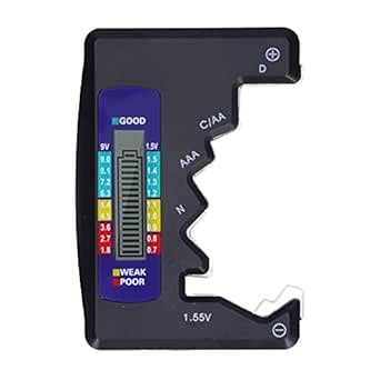Ubervia® Battery Life Tester, Portable Accurate Display Batteries ...