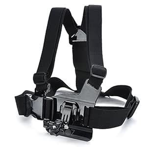 Adjustable Chest Body Harness Belt Strap Mount For Sony action cam HDR ...