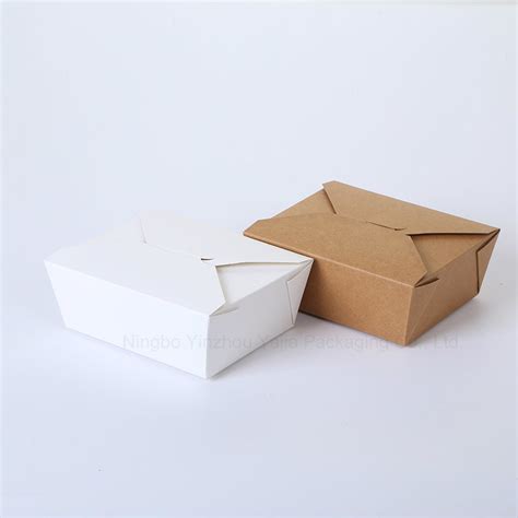 China Alimentação de Papel Kraft descartável recipiente salada de ...