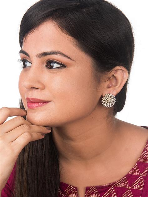 Gold-Toned Dome Shaped Studs