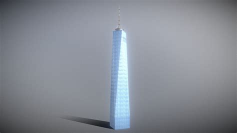 One World Trade Center - Buy Royalty Free 3D model by Zhang Shangbin (@zhangshangbin1314159 ... - how tall is one world trade center