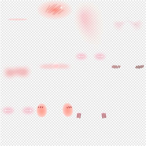 Anime Blush PNG Transparent Images Download - PNG Packs