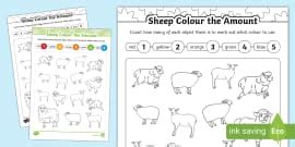 Sheep Adjectives Worksheet - Twinkl Writing