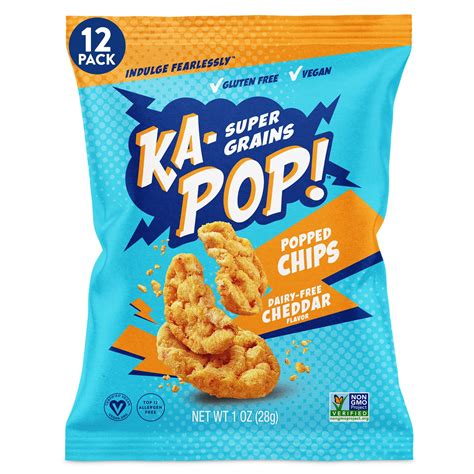 Buy Ka-Pop! Popped Chips - Vegan Cheddar | Gluten, Corn and Dairy Free ...