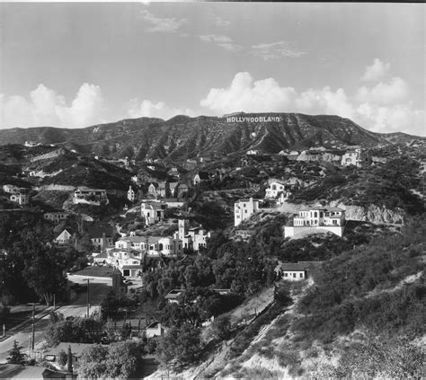 Beachwood Canyon 1920's | Hollywood sign, Hollywood hills, Los angeles ...