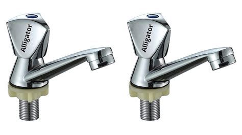 Alligator - Triangle Pillar Cock Tap/Pillar Tap Foam Flow Water for ...