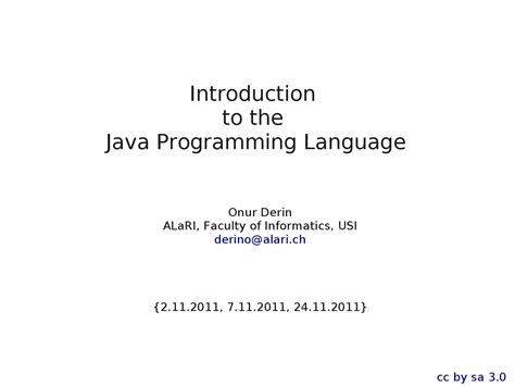 Java Lecture 的图像结果