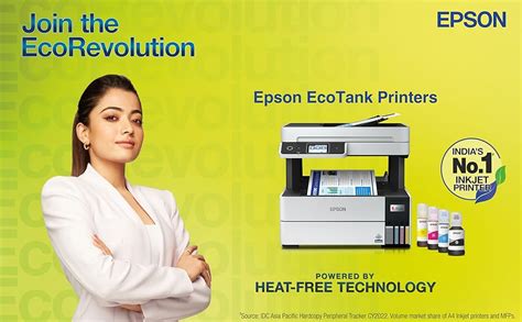 Epson Ecotank L6460 A4 Wireless Color Home Inkjet Printers, Black ...
