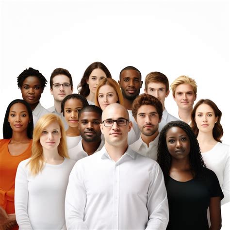 Diversity with white background high quality ultra | Premium AI ...