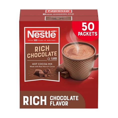 Amazon.com : Nestle Hot Chocolate Packets, Hot Cocoa Mix, Rich ...