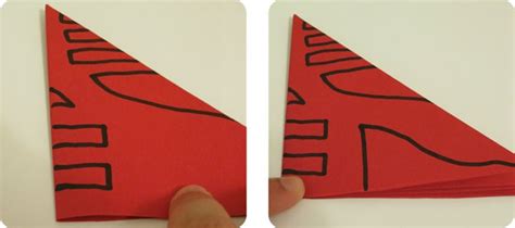 剪纸福字怎么剪简单,长方形,_大山谷图库