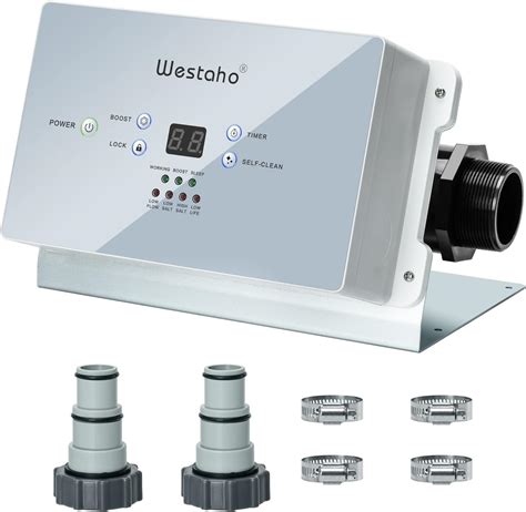 Amazon.com : WESTAHO Saltwater Pool System, Salt Chlorine Generator ...