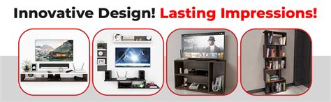 ESTANTERIA White Walnut, Stunning 17 mm Thickness Engineered Wood TV ...