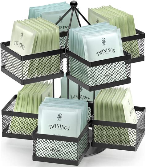 Amazon.com - Sorbus Tea Bag Spinning Carousel - Tea Caddy Organizer for ...