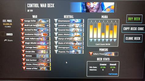 I just lost against a 3000 usd deck : r/GodsUnchained