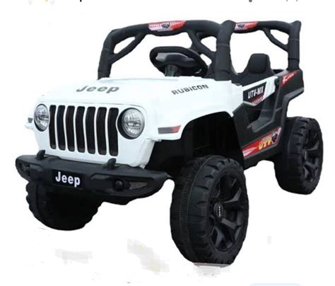 Remote Control Small Electric Jeep For Kids 1 To 4 Year Old (WHITE)