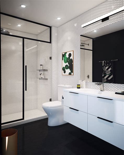 Black And White Modern Bathrooms 37 Timeless Black And White Bathroom