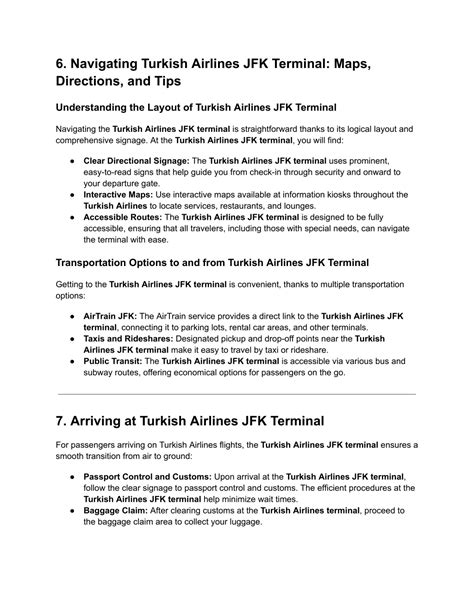 PPT - The Ultimate Comprehensive Guide to Turkish Airlines JFK Terminal ...