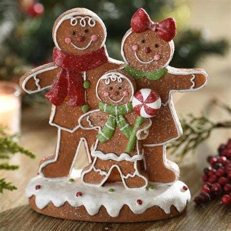 Christmas Gingerbread House Figurines at Michael Siddons blog