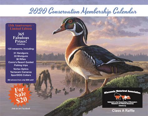 Ducks Unlimited Calendar Wisconsin