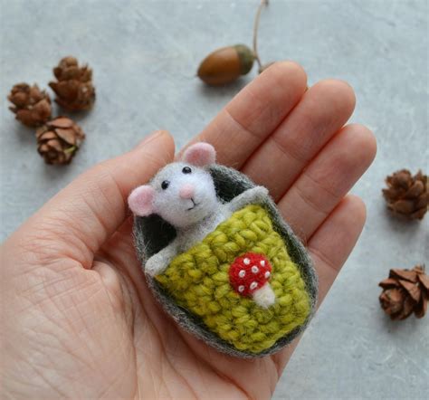 Image result for Needle Felt Mouse Tutorial