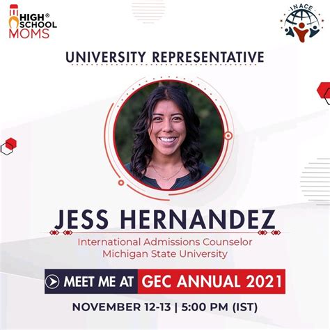 Happy to represent Michigan State University at GEC's event next month ...