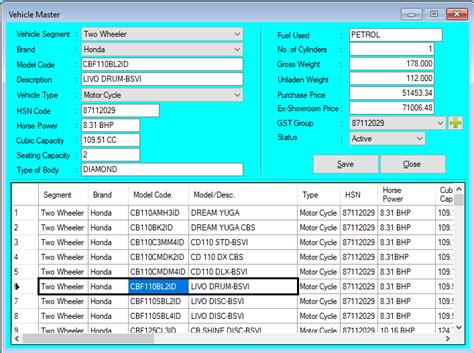 Vehicle Master Help Guide