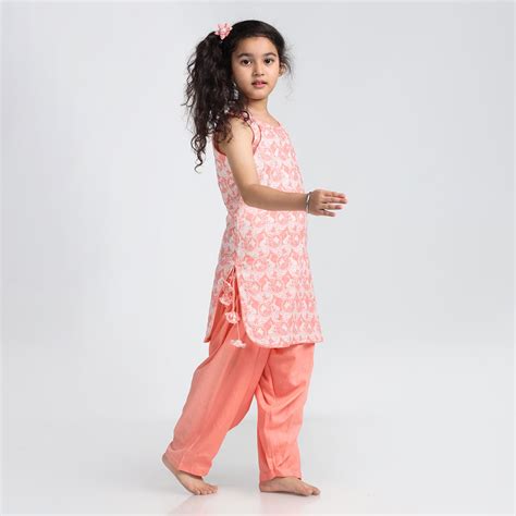 Cotton Patiala Suit Set For Girls with The Foolish Lion & The Clever R ...