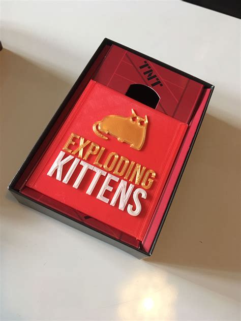 Archivo STL CAJA EXPLODING KITTENS BOARD GAME 🤯 (GCODE)・Idea de ...