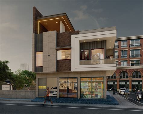 Building Front Side Design 的图像结果