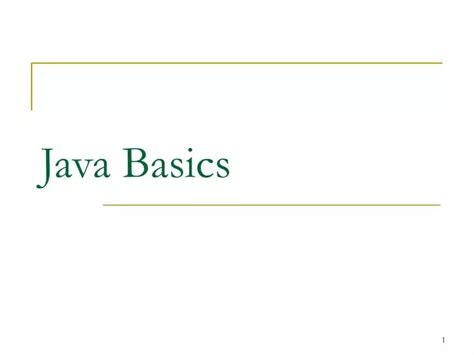 Java Basics 的图像结果