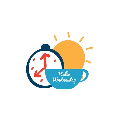 Free Wednesday Clipart Template to Edit Online