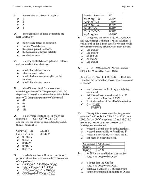 SOLUTION: ACS Exam - General Chemistry 2 - Studypool