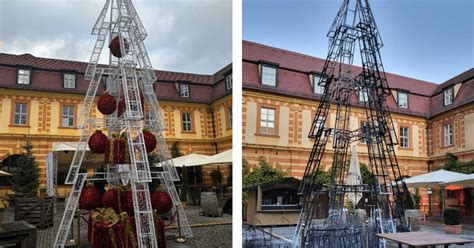 Würzburg: Erster Christbaum der Stadt fängt Feuer | Radio Gong Würzburg