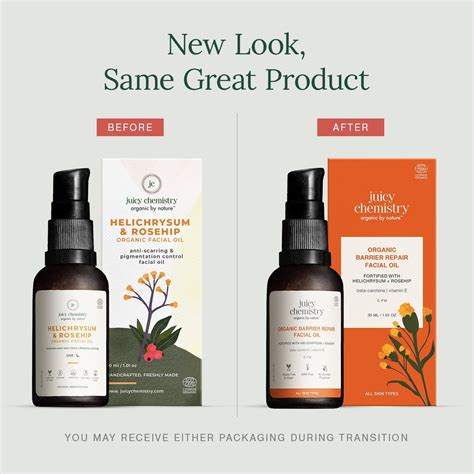 Organic Helichrysum & Rosehip Facial Oil for Pigmentation & Scars