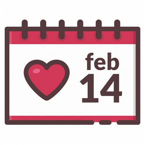 February Calendar Clip Art - Printable Word Searches