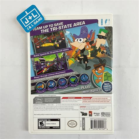 Phineas and Ferb: Across the 2nd Dimension - Nintendo Wii [Pre-Owned ...