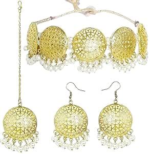 Buy Velvet Jewelz Multicolor Alloy Jewellery Set - Necklace, Earrings ...