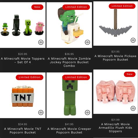 DisTrackers | Minecraft Popcorn buckets & cups are available at ...