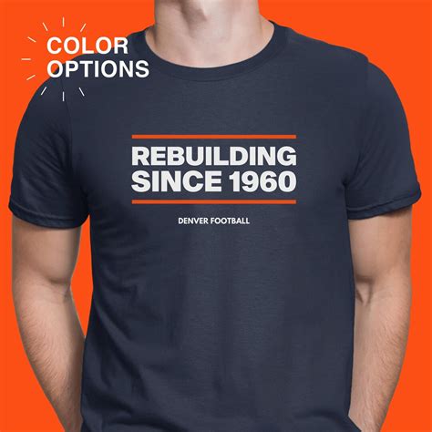 Denver Broncos Shirt for Women Men Broncos Gift Idea for Dad Broncos ...