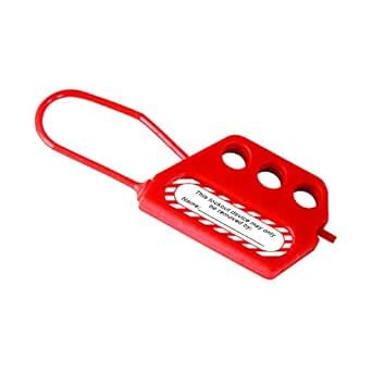 E-Square De Electric Lockout Tagout Hasp - 3 Hole / 3 mm Shackle (Set ...