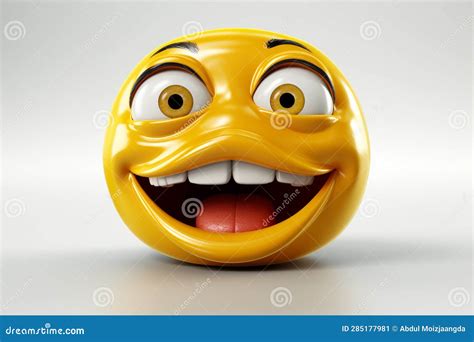 Smile Face with Hand Over Mouth Emoji 3d Illustration 3d Rendering on ...