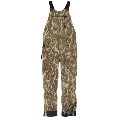 Carhartt Super Dux Relaxed-Fit Insulated Camo Bib Overalls for Men ...