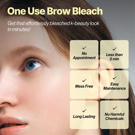 Eyebrow Bleaching Chart Brow Tint | How To Make Eyebrow Tint Last