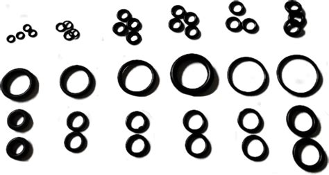 Hope Kart O Ring Set Nitrile Rubber Oring Kit Box All Mix Sizes o'ring ...