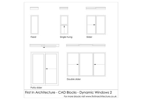 Image result for AutoCAD Window Blocks