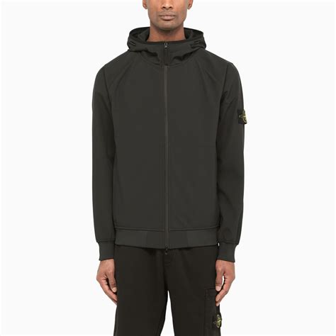 Stone Island Black sports jacket in nylon | TheDoubleF