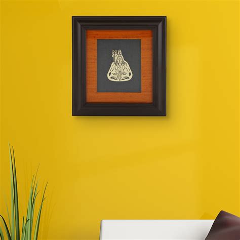 Adoraa's Shivji/Shiva framed brass metal wall art décor – ADORAA