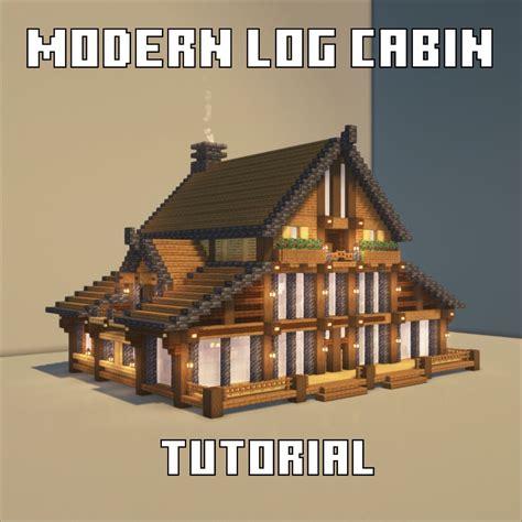Image result for Minecraft Log Cabin Tutorial